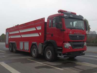 國(guó)六重汽泡沫消防車(chē)(24噸)